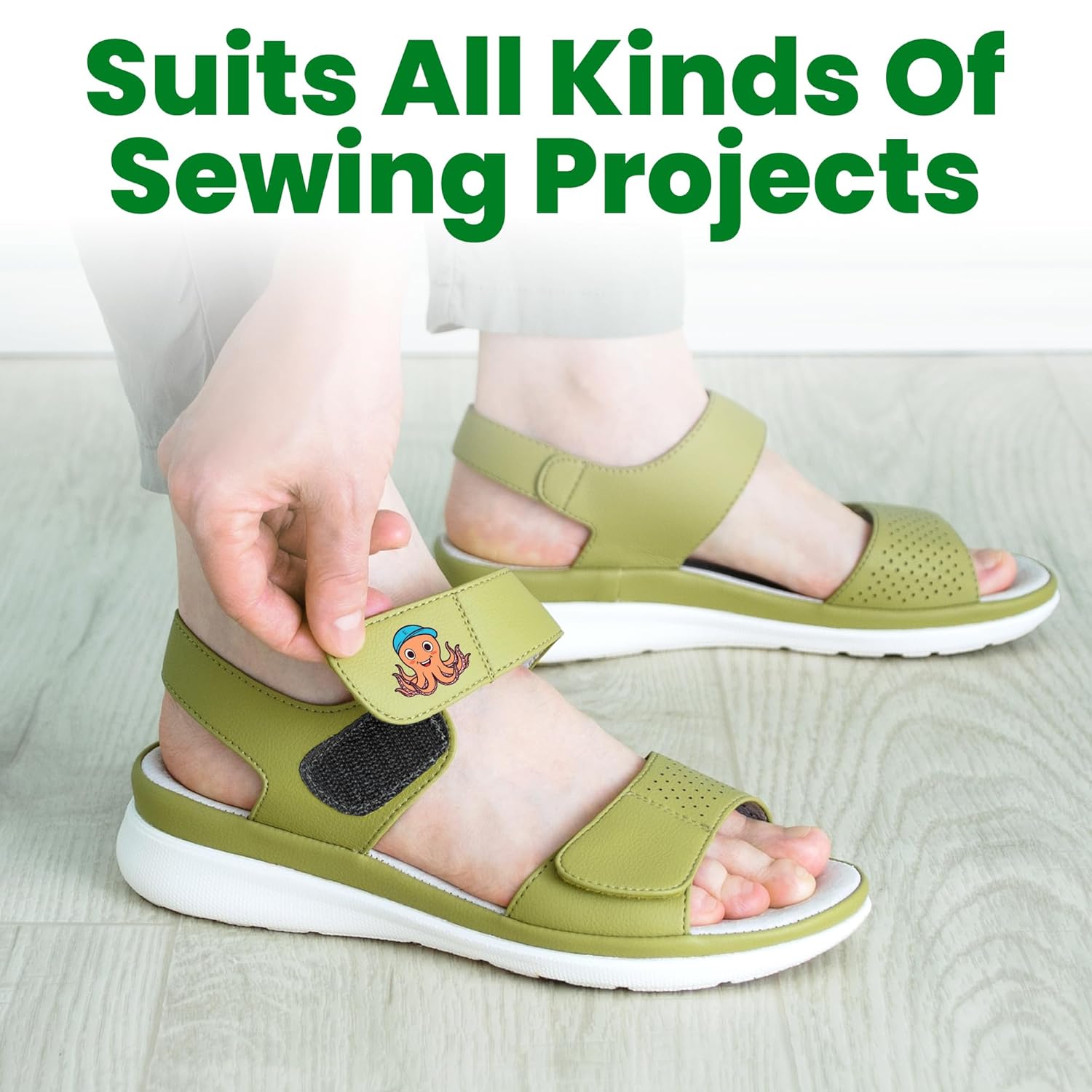 Sew On Hook and Loop Tape | Non Adhesive Sewing Fabric Fastener Straps - Image 9