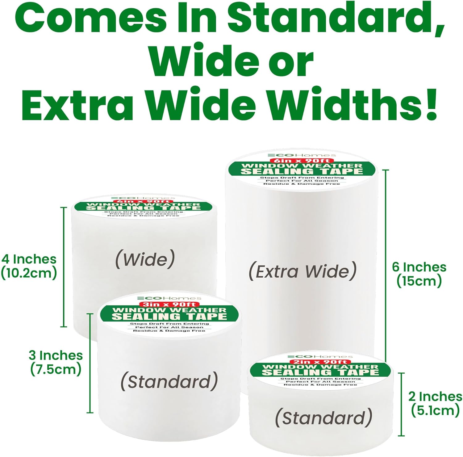 Window Sealing Tape | Stops Draft from Entering Through Gaps - Image 2