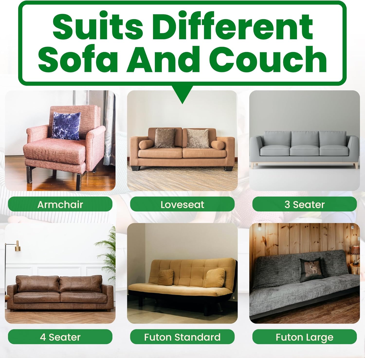 Couch Cushion Grip Pad | Keep Sofa Cushions from Sliding - Image 7