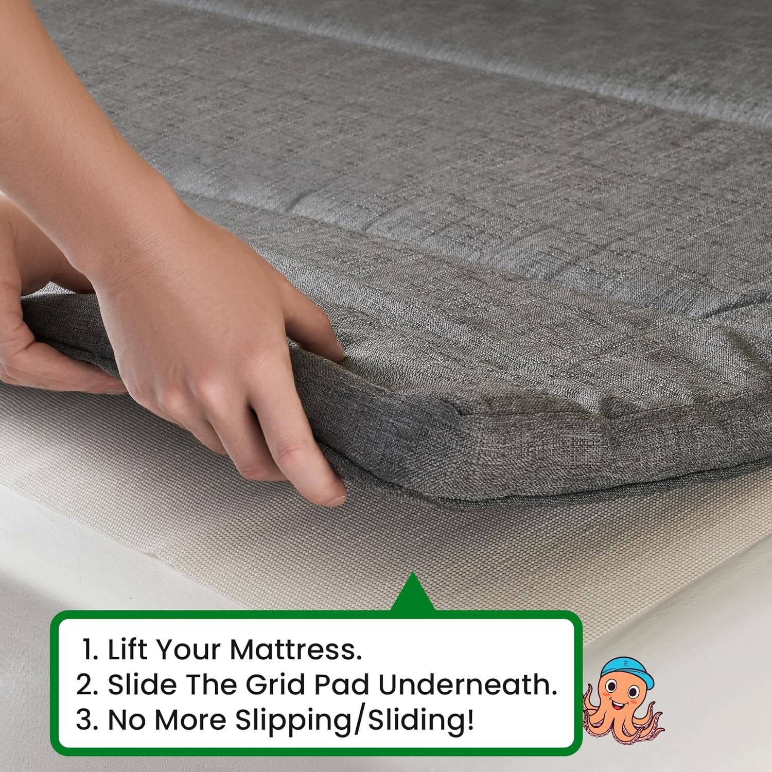 Mattress Gripper Pad | Keep Mattress from Sliding - Image 4