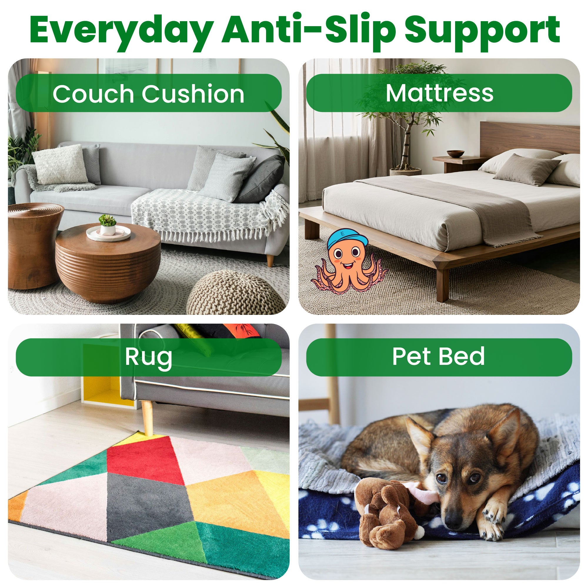 Couch Cushion Grip Pad | Keep Sofa Cushions from Sliding - Image 8