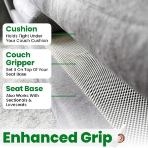 Non Slip Couch Cushion Grip Pad | Keep Sofa Cushions from Sliding, Couch Cushion Pads, Anti Slip, Sofa & Patio Grips, Mattress Gripper Stopper, Prevent Sliding